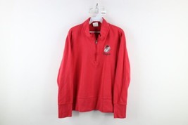 Vintage Womens 2XL Faded Spell Out University of Georgia Half Zip Sweats... - $49.45