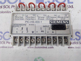 Siemens PIC-HS-400-1 Versorgung Power Supply PIC-HS/400-1 - $508.83