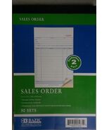 Lot 10 pack 2 Part Carbon-less Sales Order Books Receipt Form Invoice 50... - $406.97 MXN