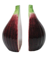 Realistic Ceramic Purple Fig Halves Salt And Pepper Shakers Figurine Set - €18,83 EUR
