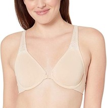 Wacoal Soft Embrace Front Close Racerback Bra 32DDD Beige Nude Sand 851311 - £23.39 GBP