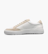 Stacy Adams Dorian Moc Toe Lace-Up Sneaker White 25749-100 image 6