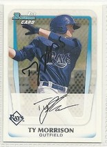 Ty Morrison Signed autographed Card 2011 Bowman Prospects - £7.56 GBP