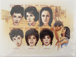 Cleopatra Elizabeth Taylor Stamp Sheet - £11.79 GBP