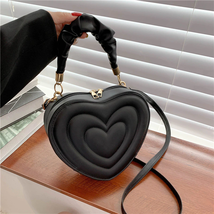  Heart Shape Shoulder Bag Small Handbags Designer Crossbody Bags for Women  - $25.61