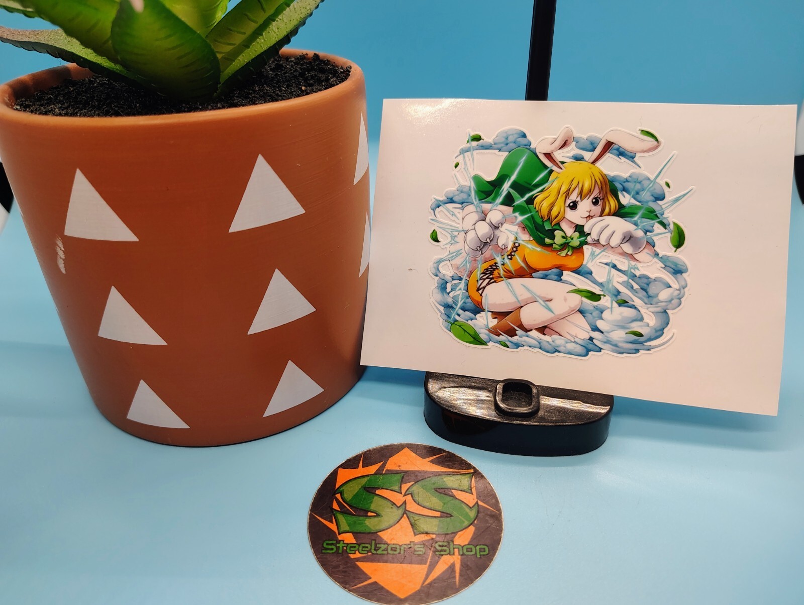(3 Inches) One Piece - Carrot #3 - Water-Resistant Vinyl Sticker - $3.99