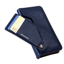 CMAI2 Leather Wallet Case w/ Detachable Card Slots for iPhone XR 6.1″ DARK BLUE - £6.84 GBP