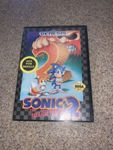 Sonic The Hedgehog 2 Sega Genesis 1992 Game with Box Read! - $7.70
