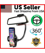 Universal 360° Car Rearview Mirror Mount Stand Holder Cradle for Cell Phone GPS - $40.82