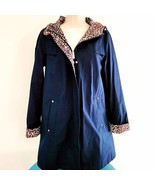JONES NEW YORK Women’s Navy/Cheetah Lightweight Rain Jacket Windbreaker ... - $363.22 MXN