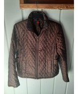 Gallery Brand Women’s Quilted Full Zip Chocolate Brown Jacket Sz PL - $24.75