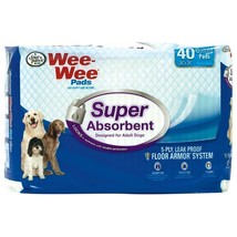 Four Paws Wee Wee Pads - Super Absorbent 40 Pack - (24&quot;L x 24&quot;W) - £68.89 GBP