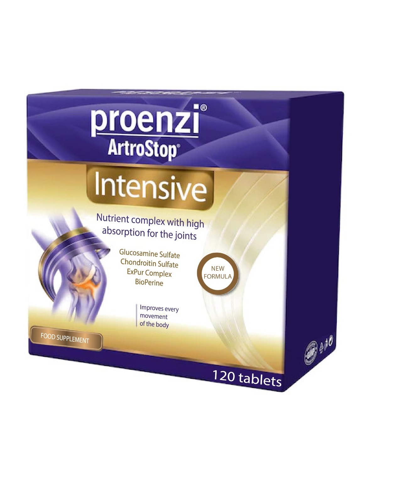 Proenzi Artrostop Intensive 120 Tablets - Improves Every Body Movement