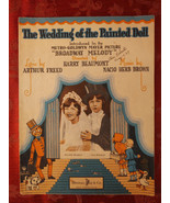 RARE 1929 Sheet Music The Wedding of the Painted Doll Geraldine Anne Bea... - £7.67 GBP