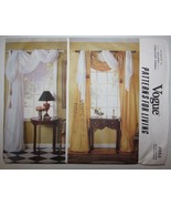 VOGUE 2652 Designer Susanna Stratton-Norris Drapes Sewing Pattern Guides - $5.93