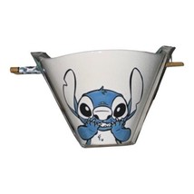 Disney Stitch Surprise Face Ramen Bowl with Chopsticks Noodle Soup Rice ... - $33.64 CAD