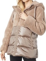 NWOT  Vince Camuto Hooded Faux Fur and Down Jacket Size S - £34.99 GBP