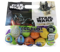 Star Wars/Mando Mix 36 Candy Filled Easter Eggs Inc 2 Golden Eggs 4.06oz-SHIP24H - £23.12 GBP