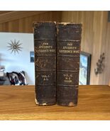 The Students Reference Work Leather Bound Marbled Edge 1st Ed 2 Vol Ency... - €155,95 EUR