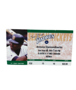 San Diego Padres Arizona Diamondbacks Tony Gwynn Last Season September 0... - £35.03 GBP