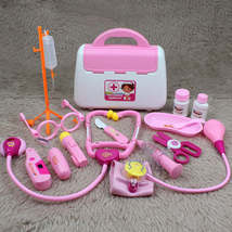 Doctor Toy Heartbeat Sound Light Stethoscope Nurse Set - £28.30 GBP