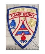 Camp Berry Heritage Camp 1976 Patch - Boy Scouts of America - Tee Pee - ... - £10.84 GBP