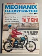 1970 June, Mechanix Illustrated Magazine, New Motorbikes In Full Color - $5.45