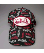 Vintage Von Dutch Custom Made Originals All Over Logo Hat Cap - $4,633.58 MXN