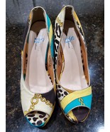 Steve Harvey Women Multicolor Peep Toe Casual Wedge Heel Sandals - $36.92 CAD