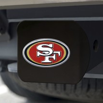 San Francisco 49ers Hitch Cover Color Emblem on Black - $1,071.61 MXN