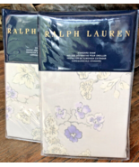 New Ralph Lauren Madeleine Franchise Standard Pillow Shams 2 Shams Orig ... - £69.81 GBP