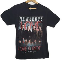 Newsboys T Shirt - Concert Tour Love Riot 2017 Tee - XS Extra Small - £7.80 GBP