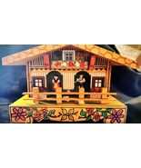 The Little Weather House Handmade by Bambi Comp Germany Cuckoo Clock Sho... - $38.61
