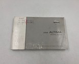 2006 Nissan Altima Owners Manual Handbook OEM G04B11059 - £24.71 GBP