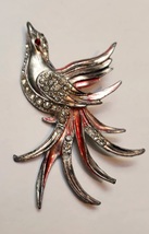 Bird of Paradise vintage brooch pin - $29.95