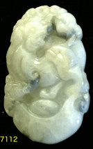 Natural Untreated Jade Tablet/Pendant (7112) - £13.70 GBP