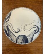 Striking Deep Sea Octopus Salad Plates | Set of 3 222 Fifth Nautical Por... - $24.25