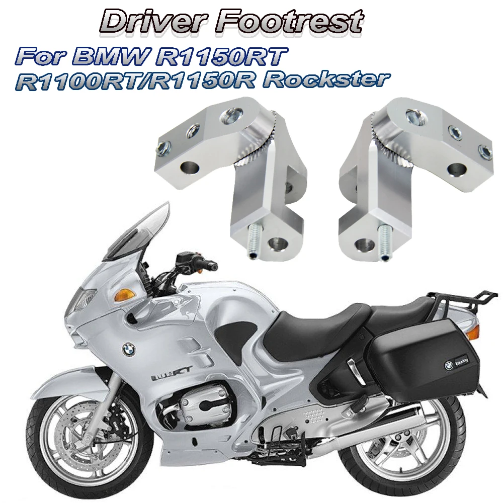 New Adjustable Driver Footrest Penger Lowering Motorcycle   R1150RT R1100RT R115 - £173.39 GBP