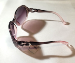 Piranha Fashion 5 Sunglasses Style # 60000 Dark Purple Clear Frame Gems - £7.01 GBP