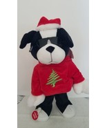 Merry Brite Animated Singing Dancing Christmas Bulldog Cupid Shuffle Plu... - $45.09 CAD
