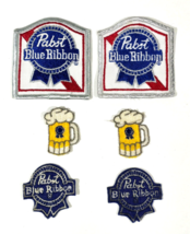 Unused Vintage Pabst Beer Patches Set of 6 - £7.89 GBP