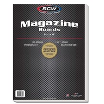 1 pack of 100 BCW Acid Free 8 ½&quot; x 11&quot; Magazine White Backing Boards - $25.47