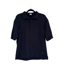 Men’s Nike Black Polo Style Short Sleeve 100% Cotton Size M Golf - £12.13 GBP