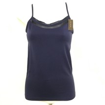 The Limited L Navy Blue Stretchy Spaghetti Strap Cami Tank Top NEW - £14.28 GBP