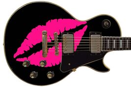 Guitar Skin Wrap Axe Re-Skin KISS Hot Pink 80's Eighties 592 - $27.71+