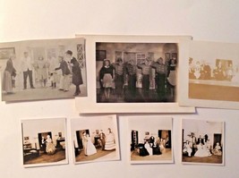 Vintage 1940s Real Photograph of High School Play Teen Actors Set 7 Photos - £7.78 GBP