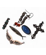 42.83g Sterling Silver .925 Religious Items &amp; Jewelry Including Gems Vin... - $158.39