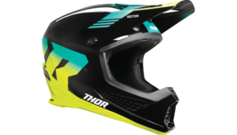 New Thor Sector 2 Carve Black Acid Helmet MX Motocross ATV Adult Sizes X... - £101.89 GBP