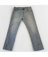 Levis 501 Jeans Mens Sz 38 x 34 Button Fly Big E Red Tab Premium Blue St... - €26,36 EUR