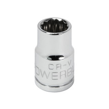 Powerbuilt 3/8 Inch Drive x 10 MM 12 Point Shallow Socket - 641015 - £19.17 GBP